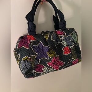 Beautiful dark teal Floral Quilted Women's Bag - Multicolor Vera Bradley